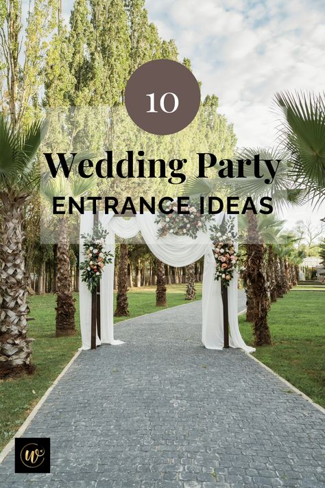 Are you planning your wedding and looking for wedding party entrance ideas?

We assist you with the best ideas that are realistic and workable.

When planning a wedding, you must create wedding party entrance ideas. It is crucial because the entrance is the first gate where guests enter, and it should welcome them. The wedding party entrance sets the tone for the reception and enables the newlyweds and their closest friends to showcase their personalities. It can include fun dances, singing, and cinematic themes, the latest modern couples creating innovative entrance ideas, and shining on the platform. This blog explores the trending wedding entrance ideas in the United States to help you plan your big day. Wedding Party Entrance Ideas, Party Entrance Ideas, Wedding Party Entrance, Wedding Entrance Ideas, Fun Dances, Party Entrance, Trending Wedding, Entrance Ideas, Wedding Entrance