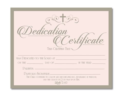 Printable Baby Dedication Certificate Digital by StudioBParties <button class="Button Module borderless hasText vaseButton" type="button"> <span class="buttonText"> More </span> </button> Baby Dedication Party, Free Printable Certificate Templates, Baby Dedication Certificate, Achievement Certificate, Blessing Ceremony, Blank Certificate Template, Free Printable Certificates, Dedication Ideas, Certificate Border