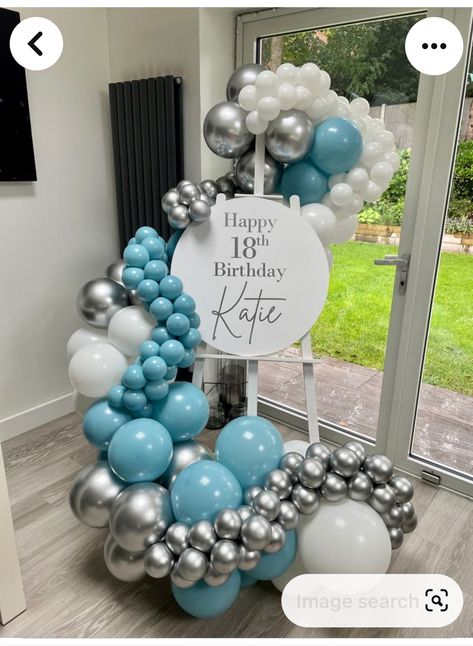 Balloon House, Balloon Background, Diy Balloon Decorations, Tea Party Theme, Birthday Balloon Decorations, 18th Birthday Party, Baby Shower Inspiration, Balloon Backdrop, Balloon Columns