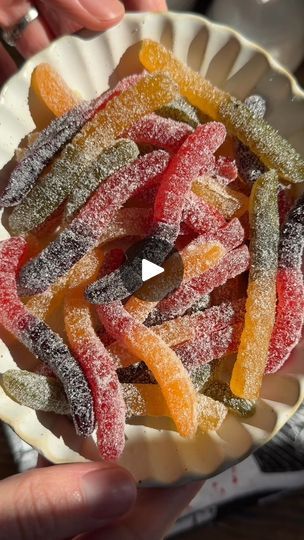 833K views · 9K reactions | Homemade Sour Gummy Worms for Better Than Store-Bought: Halloween Edition! 🪱🍓👻 (made with real fruit!!) #halloween #halloweencandy | Crowded Kitchen Sour Gummy Worms Recipe, Gummy Sweets Recipe, Homemade Gummy Worms, Gummy Worms Recipe, Gummy Recipe, Homemade Gummy Bears, Homemade Gummies, Sour Gummy Worms, Crowded Kitchen