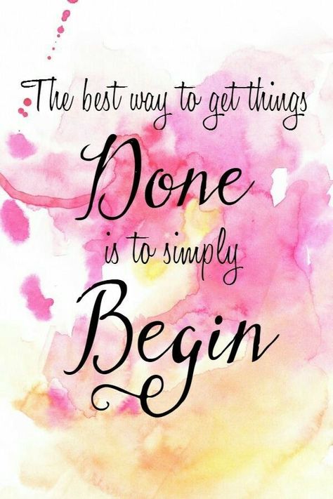 The best way to get things done is to simply begin. | #inspiration | #motivation | #productivity | #quote Life Coaching, Ge Aldrig Upp, Tenk Positivt, Inspirerende Ord, Printable Inspirational Quotes, Motiverende Quotes, How To Stop Procrastinating, E Card, Printable Quotes