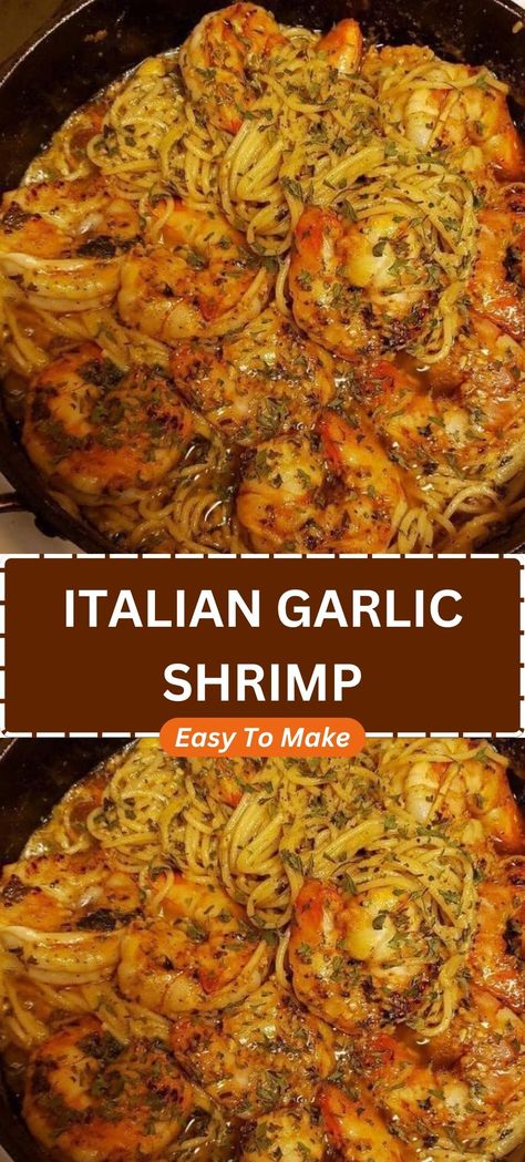 ITALIAN GARLIC SHRIMP Cajun Shrimp Scampi Recipe, Cajun Shrimp Scampi, Scampi Pasta, Garlic Shrimp Pasta, Shrimp Scampi Recipe, Scampi Recipe, Diner Recept, Cajun Cooking, Shrimp Recipes For Dinner