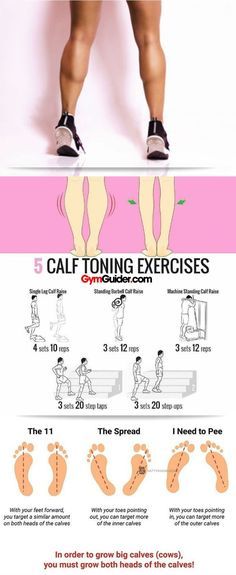 When you head to the gym for a leg workout you may focus on the large muscles of the thighs and hips -- neglecting your lower legs. Taking time to work the calf muscles offers aesthetic and biomechanical benefits. Skipping training for the muscles of the calf can make you prone to injury so make an effort to target them in your next lower body strength-training session. Shapely calves create a desirous aesthetic look. Toned calves compliment a pair of heels! Calf Exercises, 12 Minute Workout, Tone Thighs, Thigh Muscles, Body Strength, Leg Muscles, Calf Muscles, Toning Workouts, Lower Body Workout