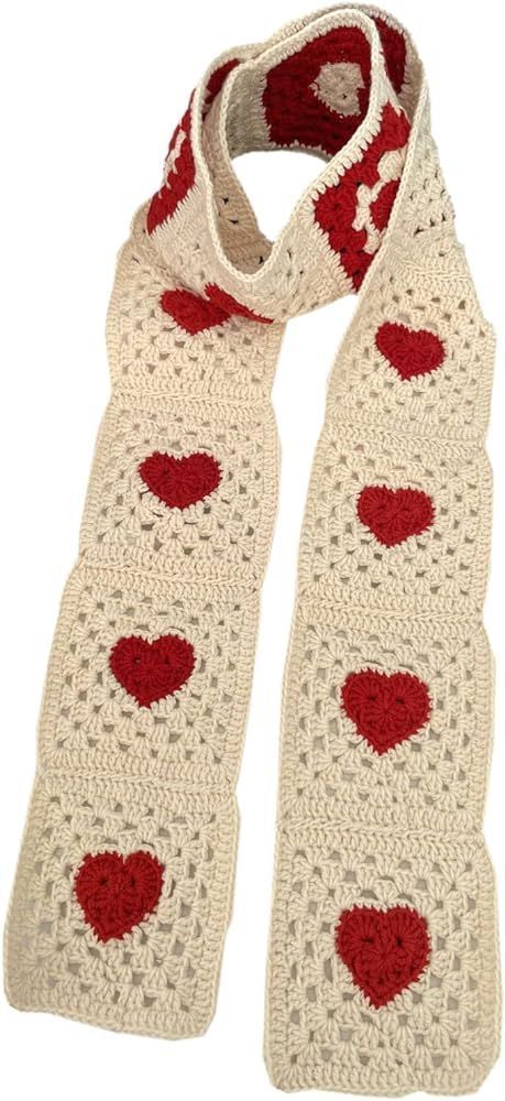 Crochet Granny Square - Crochet Motif - Crochet Patterns - Crochet Projects - Crochet Craft Crochet Scarf Handmade, Crochet Granny Square 2 Color, Cute Crochet Scarf Ideas, Crochet Heart Scarf, Crochet Scarf Granny Square, Granny Square Ideas Projects, Granny Square Colors, Cute Crochet Scarf, Crochet Granny Square Projects