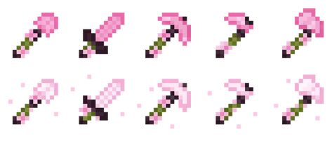 ꒰ა fhaerie . . . blossom tools v2 ໒꒱ Minecraft Texture Pack Pink Minecraft Texture Pack, Cute Minecraft Mods For Bedrock, Cute Seeds For Minecraft, Minecraft Texture Pack Ideas, Minecraft Cute Mods, Minecraft Texture Pack Aesthetic, Girly Minecraft, Minecraft Tools, Minecraft Pack