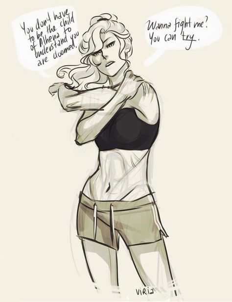 Annabeth Workout Viria Percy Jackson, Zio Rick, Percy And Annabeth, Wise Girl, Percy Jackson Fan Art, Percy Jackson Characters, Percy Jackson Art, Annabeth Chase, Viria