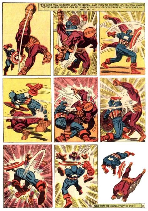 Jack Kirby Comic Book Page, Jack King, Jack Kirby Art, Comic Book Layout, Classic Comic Books, Kirby Art, Comic Book Pages, Jack Kirby, Classic Comics