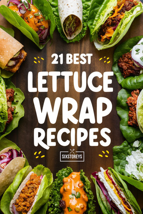 21 Best Lettuce Wrap Recipes Lettuce Wraps Turkey Sandwiches, Ground Turkey Wraps Lettuce Cups, Lettuce Wrap Meals, Quinoa Lettuce Wraps, Lettuce Wrap Sandwich Ideas, Iceberg Lettuce Wraps, Italian Lettuce Wraps, Unwich Lettuce Wraps, Best Lettuce For Wraps