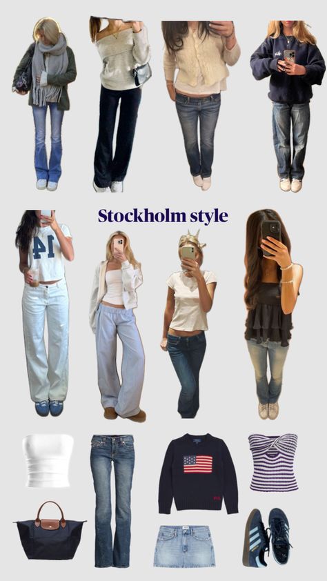 Stockholm style💙 #stockholmstyle #style #stockholm Stockholm Style Outfits, Outfit Stockholm, Style Stockholm, Stockholm Style, New Board, Cute Preppy Outfits, Stockholm Fashion, Preppy Outfits, Style Outfits