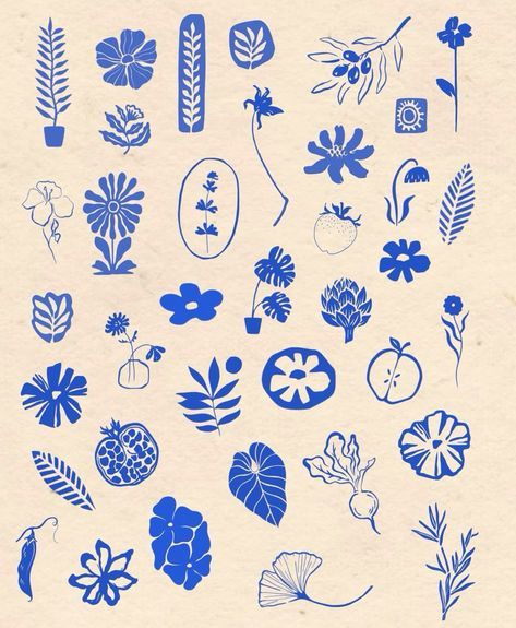 Tangerine Tattoo Black And White, Flower And Fruit Tattoo, Flower Plant Tattoo, Complementary Tattoos, Fiori Art Deco, Blue Ink Tattoos, S Tattoos, Petit Tattoo, Tattoo Patterns