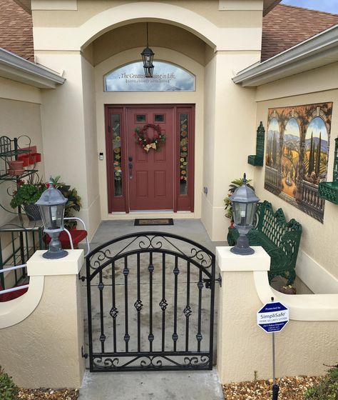 Rustic entry table