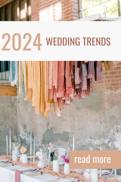 2024 Wedding Colours, 2024 Indian Wedding Trends, Modern Wedding Trends, 2024 Wedding Theme, 2024 Wedding Trends Summer, Wedding Theme Ideas 2024, 2024 Wedding Floral Trends, Wedding Colors For 2024, Wedding Styles Themes Modern