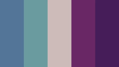 20+ Best Vintage Color Palettes » Blog » SchemeColor.com Purple And Teal Palette, Purple Pallete Color Combinations, Purple Combination Colors, Red Purple Color Palette, Purple Green Color Palette, Blue And Purple Color Scheme, Vintage Color Palettes, Color Palette Vintage, Colour Pallettes