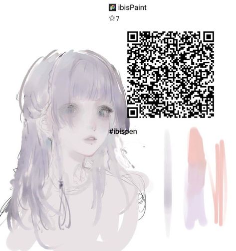 Qr Code Ibispaint Coloring, Puririkaaa Art Base, Bis Paint Brushes, Art Collab 3 People, Jelly Artstyle Brush, Fade Watercolor Brush Ibis Paint, Hair Rendering Brush Ibis Paint, Holding Plush Reference, Puririkaaa Brush Ibis Paint