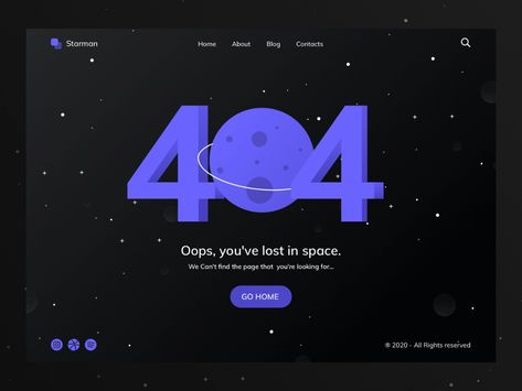 404 Page - DailyUI #008 by Hendrik S. on Dribbble 404 Page Design, Login Page Design, App Design Layout, Ux App Design, 404 Pages, App Interface Design, Ui Design Website, Web Ui Design, Nothing At All