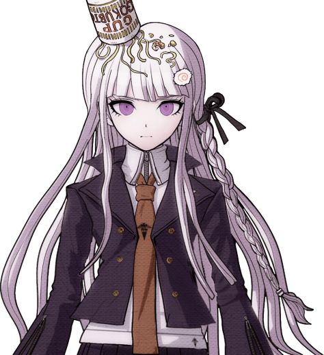 Kyoko Kirigiri Sprite, Kyoko Kirigiri, Danganronpa, Detective, Purple, Anime