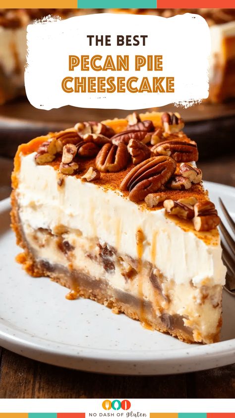 Pecan Pie Lasagna, Apple Pecan Pie Cheesecake, Piccadilly Pecan Delight Pie, Cheesecake Pie Recipes Easy, Pecan Topping, Easy Pecan Pie Cheesecake, Paula Deen Pecan Pie, Pie With Cream Cheese, Easy Pecan Cheesecake Recipes