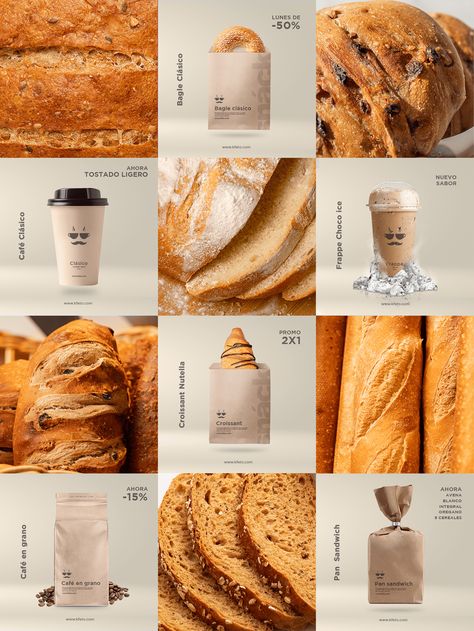 Feed instagram | bakery :: Behance Instagram Feed Ideas Business Bakery, Grocery Store Instagram Feed, Bakery Ig Feed, Social Media Instagram Feed, Branding For Bakery, Instagram Feed Branding, Instagram Illustration Feed, Brand Feed Instagram, Illustrator Instagram Feed