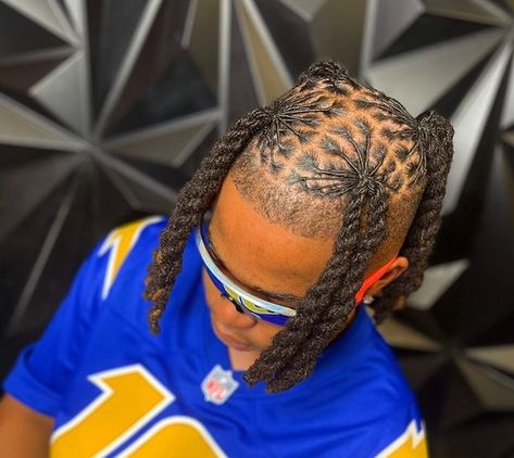 High Top Dread Styles For Men, Half Head Loc Styles For Men, Men Updo Loc Styles, High Top Dreads Styles For Men, Boys Loc Styles, Loc Styles For Boys, Boy Loc Styles, High Top Loc Styles For Men, Mens Loc Styles