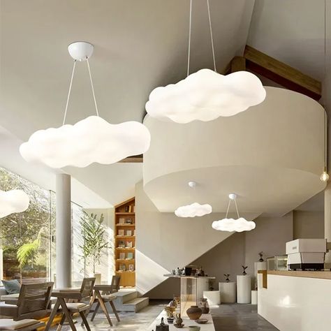 Hanging Pendant Lights Bedroom, Cloud Hanging, Cloud Pendant, Pendant Lighting Bedroom, Dining Room Pendant, Unique Light Fixtures, Pendant Lighting Dining Room, Light Bedroom, Hanging Chandelier