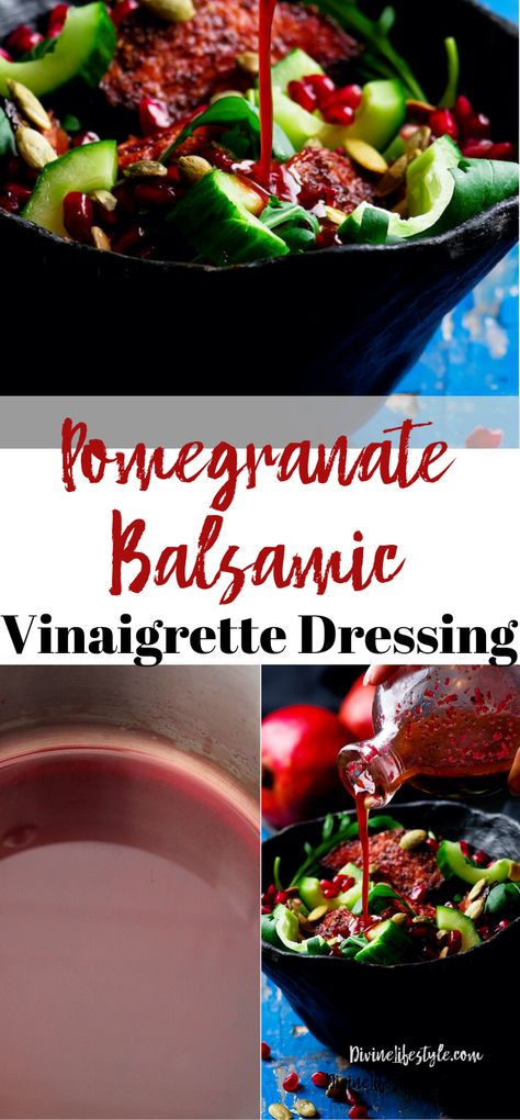 Pomegranate Balsamic Dressing, Pommegrenade Recipe, Pomegranate Molasses Salad Dressing, Pomegranate Sauce Recipe, Marinade For Steaks, Pomegranate Vinaigrette Dressing, Pomegranate Salad Dressing, Balsamic Vinaigrette Dressing Recipe, Pomegranate Molasses Dressing