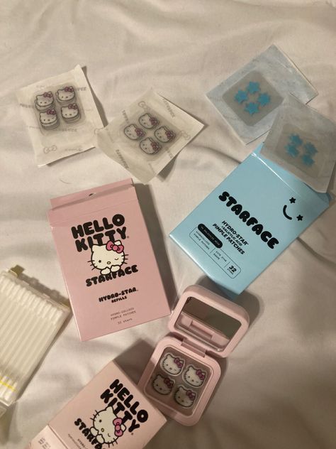 Hello Kitty Star Face, Star Face, Sephora Skin Care, Shower Skin Care, Pretty Skin Care, I Love U, Skin Care Items, Pretty Skin, Hello Kitty Items