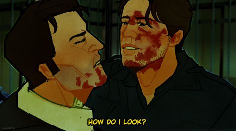 Gay on gay violence Peter Strahm Fanart, Mark Hoffman X Peter Strahm, Mark Hoffman Fanart, Saw Drawing, Peter Strahm, Costas Mandylor, Mark Hoffman, Saw Series, Saw Film