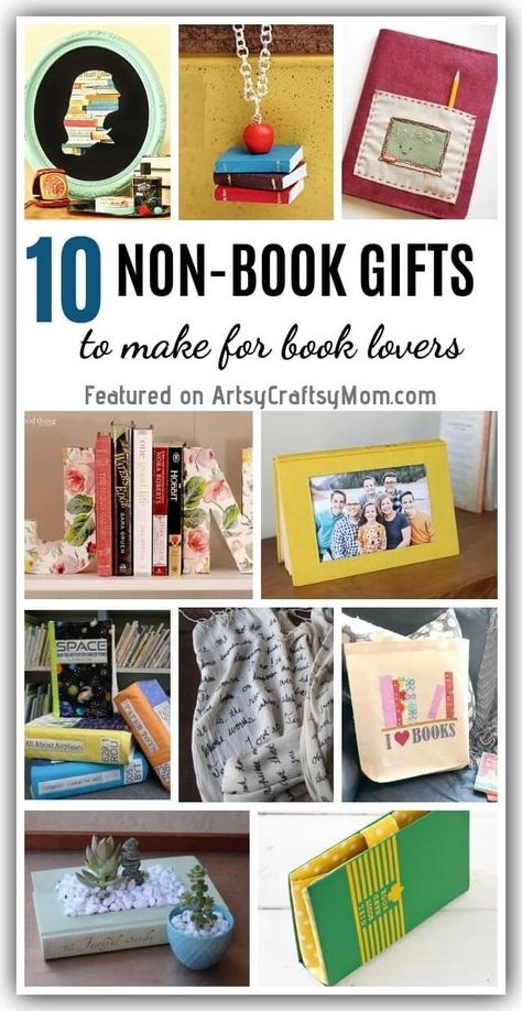 Got a book lover in your life? Try out these cute and easy-to-make DIY Gifts for Book Lovers that are sure to make them jump with happiness! Crafts For Book Lovers Diy, Book Lovers Gifts Diy, Book Gifts Diy, Book Lovers Gift Basket, Clay Crafts For Kids, Gifts For Book Lovers, Gifts To Make, Bookclub Gifts, Beloved Book