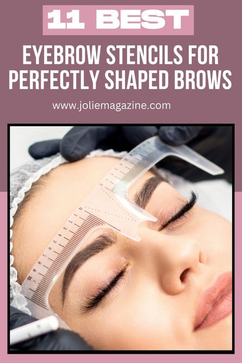 The perfect eyebrows are absolutely essential to getting noticed. Your eyebrows frame your face, give it character and shape, and draw attention to your eyes. You should definitely keep them intact at all times! If you're looking for the best brow stencils for perfectly shaped eyebrows then look no further. #beautytips #beauty #eyebrowstencils #besteyebrowstencils Shaped Brows, Shaped Eyebrows, Eyebrow Stencils, Brow Stencils, Eyeliner Stencil, Eyebrow Shaper, Brow Color, Tweezers Eyebrows, Eyebrow Stencil