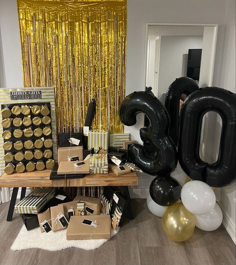 30th Birthday Set Up For Men, 32 Gifts For 32nd Birthday For Him, Condo Birthday Decorations, 30th Birthday 30 Gifts Ideas, 29 Gifts For 29th Birthday For Him, 30 Gift Ideas For 30th Birthday For Him, 30th For Him, 30th Themed Birthday Party For Men, Men 20th Birthday Ideas