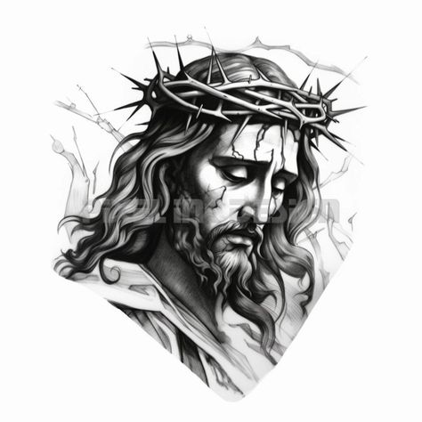 Christus Tattoo, Jesus Christ Tattoo, Jesus Tattoo Design, Christ Tattoo, Background Printable, Jesus Tattoo, Chest Piece Tattoos, Fresh Tattoo, Vertical Images