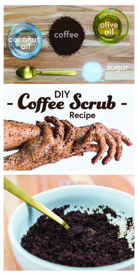 Diy Coffee Scrub, Homemade Scrubs, Scrub Recipe Diy, Obličejové Masky, Coffee Scrub Diy, Homemade Cosmetics, Resep Diet, Micro Beads, Homemade Coffee