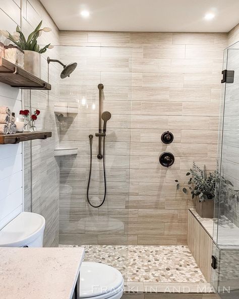 Shower Controls Placement, Shower Fixture Placement Layout, Shower Fixture Ideas, Small Bathroom Chandelier, Double Shower Head Master Baths, Bathroom Chandelier Lighting, Shower Head Placement, Shower Layout, Bathroom Lighting Ideas