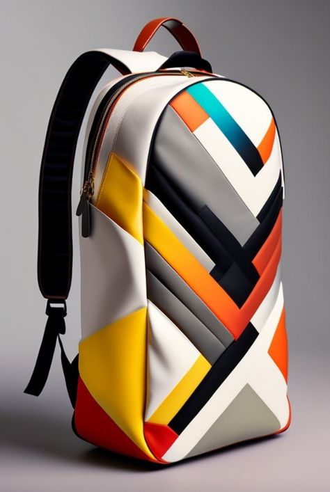 Stylish Backpacks For Men, Funky Purses, Leather Bag Tutorial, Stylish Leather Bags, Stylish Travel Bag, Leather Bag Design, Multi Colored Bag, Backpack Design, Tech Bag