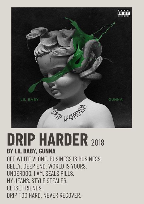 Drip Harder, Music Polaroid, Rap Culture, Rap Album Covers, Music Cover Photos, Minimalist Music, Hip Hop Artwork, Music Poster Ideas, Vintage Music Posters