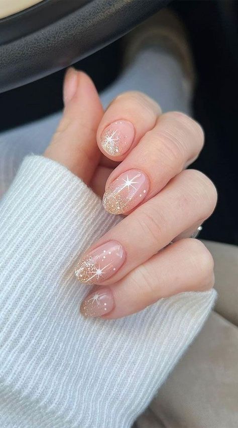 Gold Holiday Nails, Nye Nails, Festive Nails, New Years Nails, Ombre Glitter, Ombre Nails Glitter, Plaid Nails, Manicure Gel, Christmas Nails Acrylic