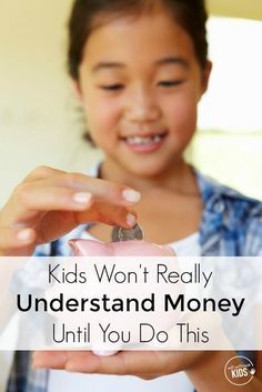 Although teaching kids about money through conversations, games or books is beneficial, there's one other thing you need to do to really help kids understand money management. Pagan Homeschooling, Teaching Kids Money, Kids Money Management, Kids Saving Money, Sarah Titus, Teaching Money, Money Activities, How To Teach Kids, Parenting Videos