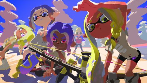 Splatoon Wallpaper Desktop, 3 Wallpaper, Nintendo Splatoon, Splatoon 2 Art, Splatoon 3, Nintendo Art, Single Player, Happy Summer, Laptop Wallpaper