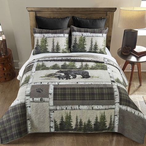 Rustic Quilts, Modern Lodge, King Quilt Sets, King Pillows, King Bedding Sets, Stylish Beds, Rustic Lodge, Queen Bedding Sets, Twin Quilt