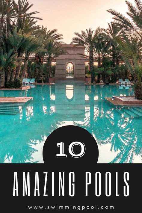 10 most amazing pools Private Pool Ideas, Large Swimming Pool Designs, Built In Swimming Pools, Pools Design Ideas, Beautiful Pools Backyard Luxury, Cool Pool Designs, Dream Pools Luxury, Amazing Pools Backyard Luxury, Fancy Pools