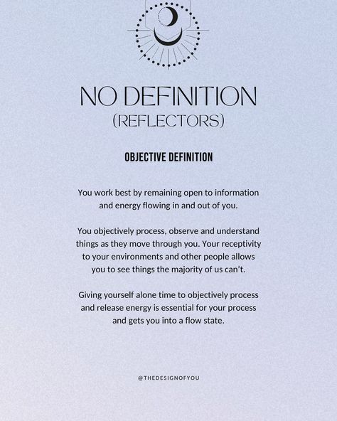 Let’s talk about Definition in Human Design! Your definition is how you flow and work with others. It’s how the energy in your chart is connected or disconnected, indicating the flow and distribution of energy within you💫 Definition helps you understand how you work best, process information, and interact with others🤗 There are 5 different Definitions in HD: ⚡️Single/Independent Definition ⚡️Split/Collaborative Definition ⚡️Triple Split/Synthesizing Definition ⚡️Quadruple Split/Subjective ... Flow State, My Signature, Alone Time, Energy Flow, Human Design, The Energy, Wise Quotes, Talk About, Split