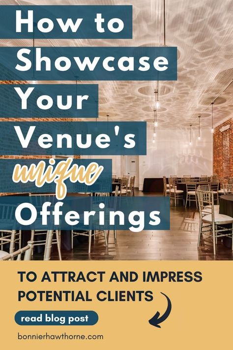 Modern Event Venue Design, Wedding Venue Amenities, Venue Open House Ideas, Venue Business Ideas, Venue Plans, Venue Marketing, Event Space Business, Venue Owner, Event Venue Business