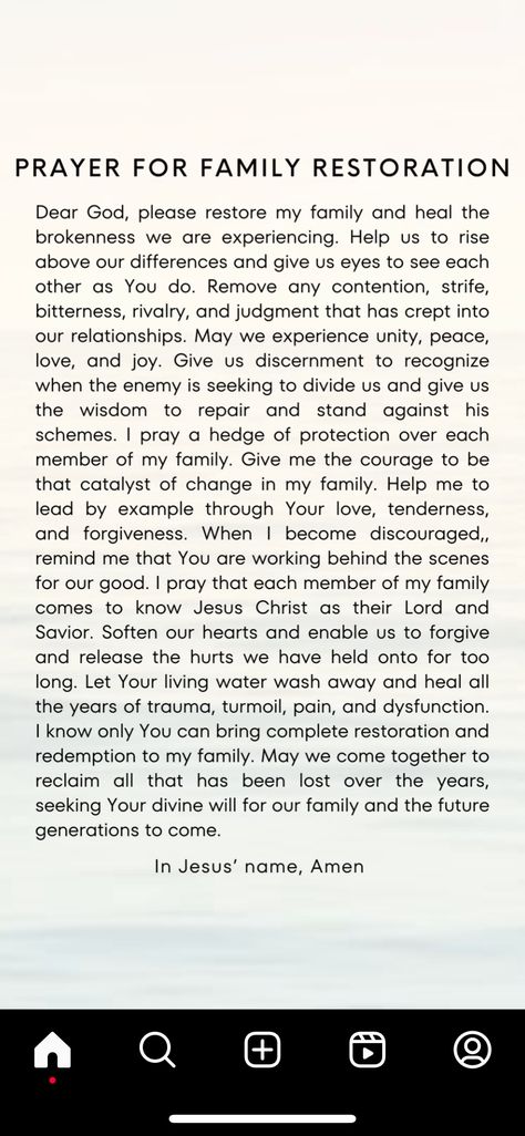 Prayers For A Family In Crisis, Warfare Prayers For Family, Prayer For Family Conflict, Prayer To Protect My Family From Evil, Healing Prayer For Sick Family Member Verse, Prayer For Restoration, Prayer Request Needed For Family, Spiritual Mindset, Christian Notes