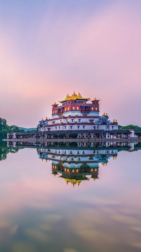 Soul Mountain, a place you will feel peaceful.  Wuxi, Jiangsu, China. Jiangsu China, Wuxi, Live Colorfully, Seattle Skyline, Happy Life, A Place, China, Travel