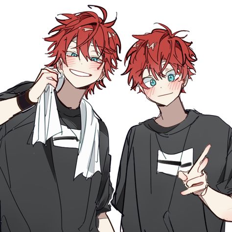 Anime Boys, Red Hair, The Story, Wattpad, Red, Hair, Anime, Blue, Black