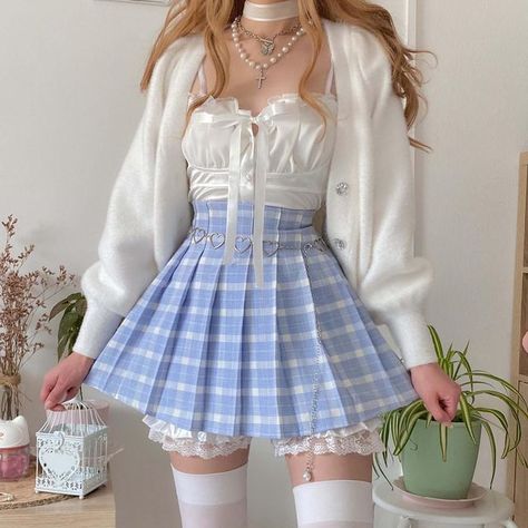 Kawaii Outfit Ideas, Ribbon Top, I Have A Question, Seductive Clothes, Kawaii Fashion Outfits, Really Cute Outfits, Kawaii Clothes, A Question, Harajuku Fashion