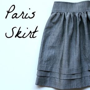 NOTHING TOO FANCY: Day 3, 4 & 5 Diy Paris, Paris Skirt, Diy Skirts, Skirt Diy, Robes Vintage, Skirt Tutorial, Diy Vetement, Sewing Skirts, Vestidos Vintage