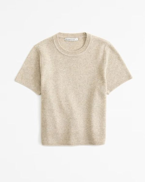 Women's Sweaters | Clearance | Abercrombie & Fitch Active Swimwear, American Clothing, Short Sleeve Sweater, Knit Tees, Short Sleeved Sweaters, Shopper Bag, New Arrival Dress, Linen Women, Pull On Pants