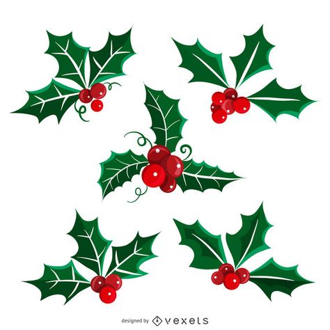 Set of Christmas illustrations featuring isolated mistletoe. Set includes five different designs. Bright red and green designs. Mistletoe Illustration Christmas, Miseltoe Drawings, Mistletoe Drawing Simple, Mistletoe Silhouette, Mistletoe Illustration, Mistletoe Drawing, Christmas Mistletoe, Mistletoe Christmas, Christmas Doodles