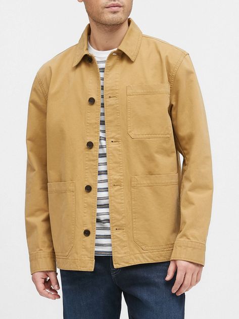 Chore Coat | Banana Republic® EU Banana Republic Outfits, Men Jackets, Chore Coat, Chore Jacket, Empower Women, Vintage Color, Latest Mens Fashion, Shop Mens Clothing, Chest Pocket